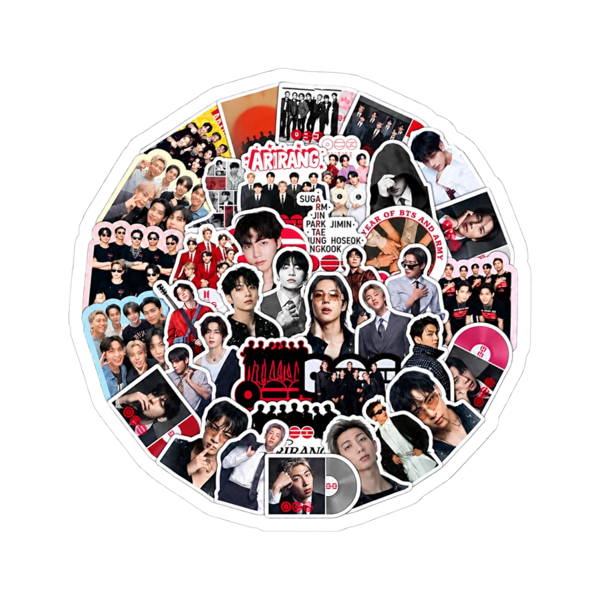 BTS Collage Sticker - Limited Edition - alternate angle 2, merchandise