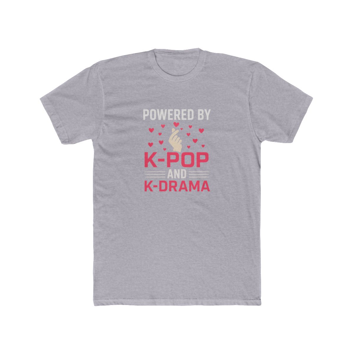 Powered by K-Pop & K-Drama Bold Graphic T-Shirt
