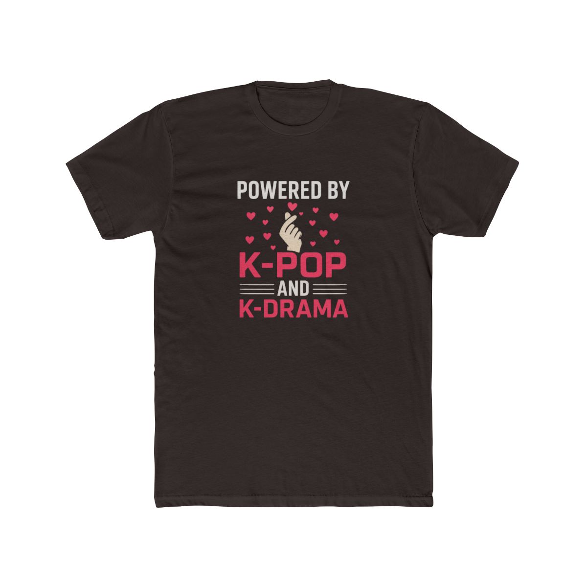 Powered by K-Pop & K-Drama Bold Graphic T-Shirt - alternate angle 4, merchandise