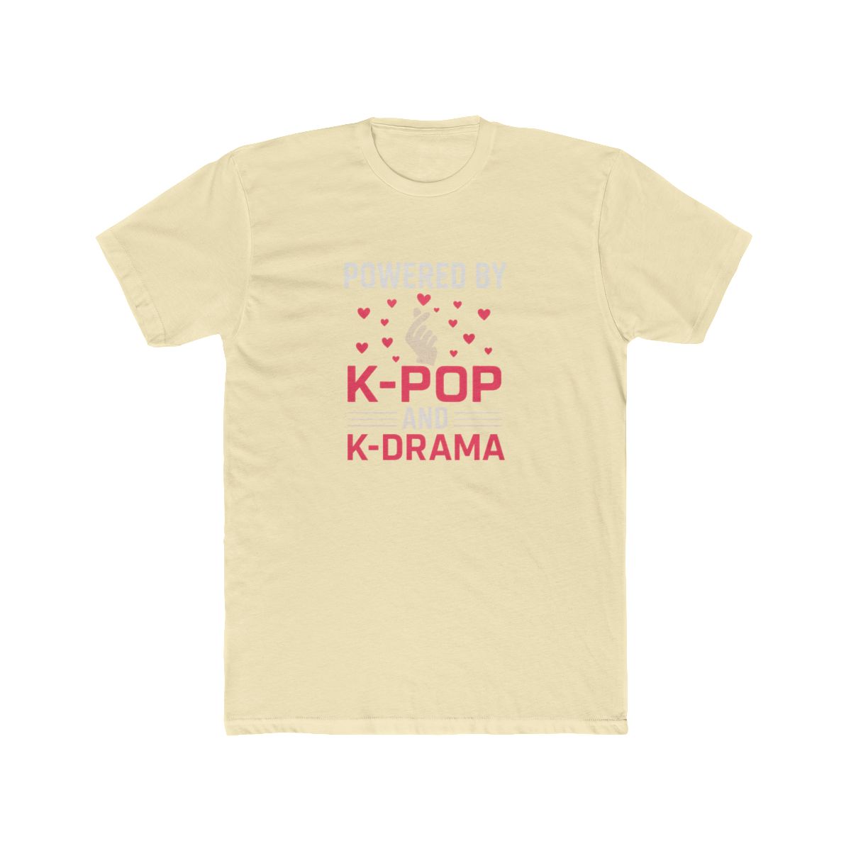 Powered by K-Pop & K-Drama Bold Graphic T-Shirt - Official t-shirts merchandise