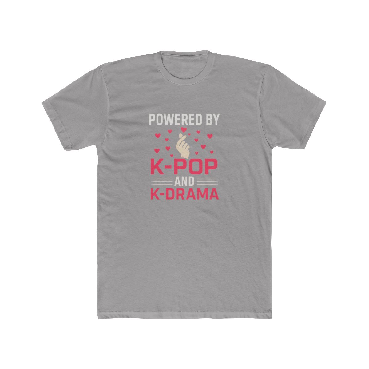 Powered by K-Pop & K-Drama Bold Graphic T-Shirt - alternate angle 3, merchandise