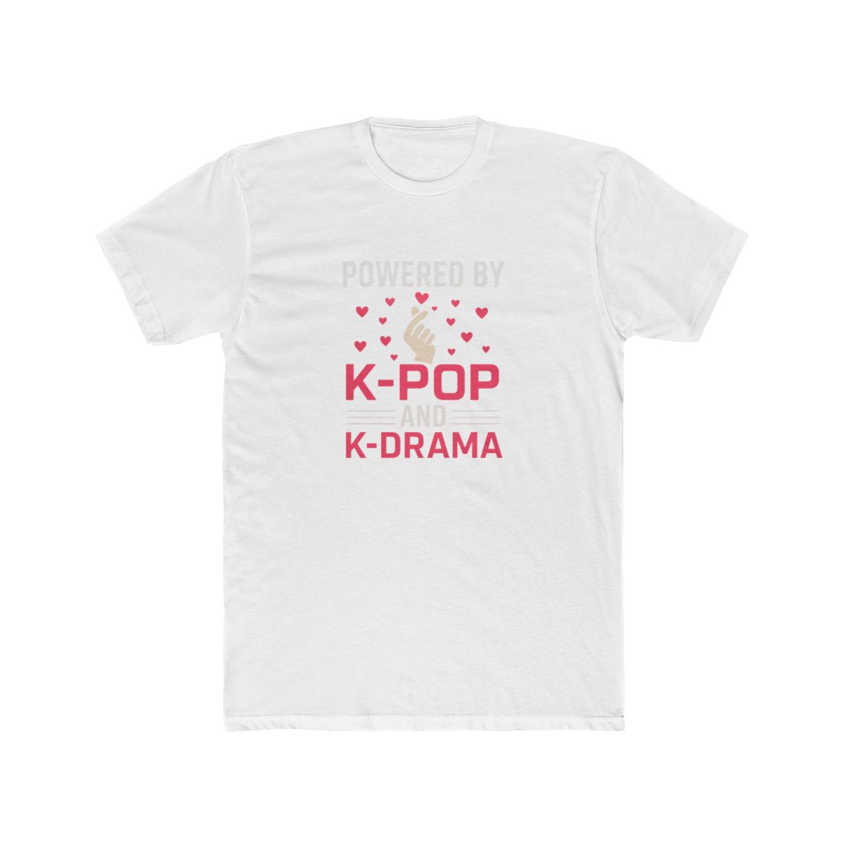 Powered by K-Pop & K-Drama Bold Graphic T-Shirt - alternate angle 2, merchandise