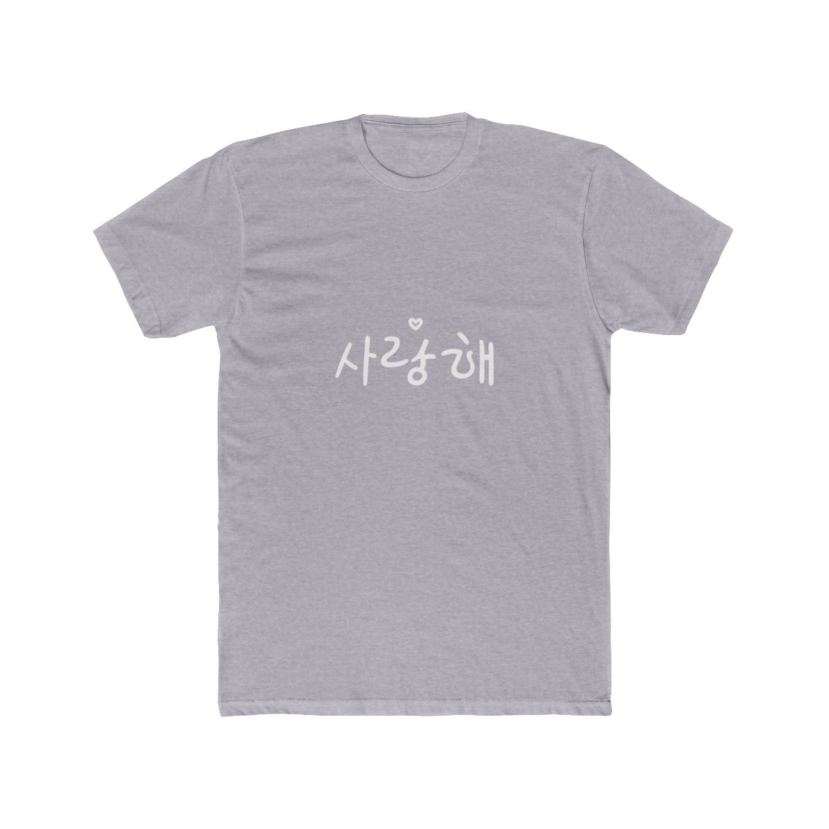 Saranghae I Love You K-Pop K-Drama T Shirt - alternate angle 3, merchandise