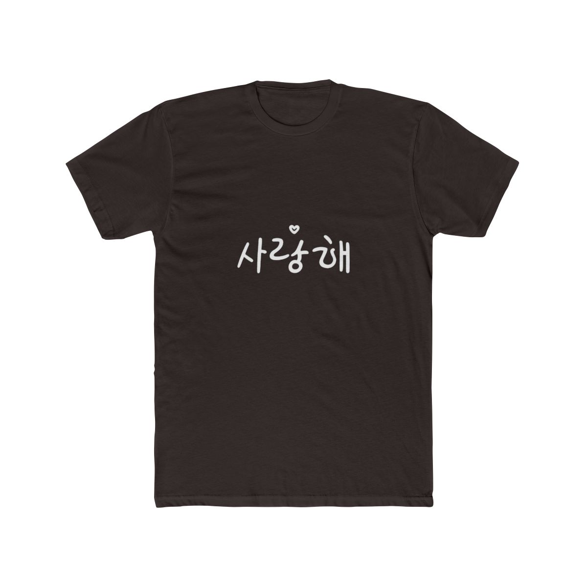 Saranghae I Love You K-Pop K-Drama T Shirt - alternate angle 2, merchandise