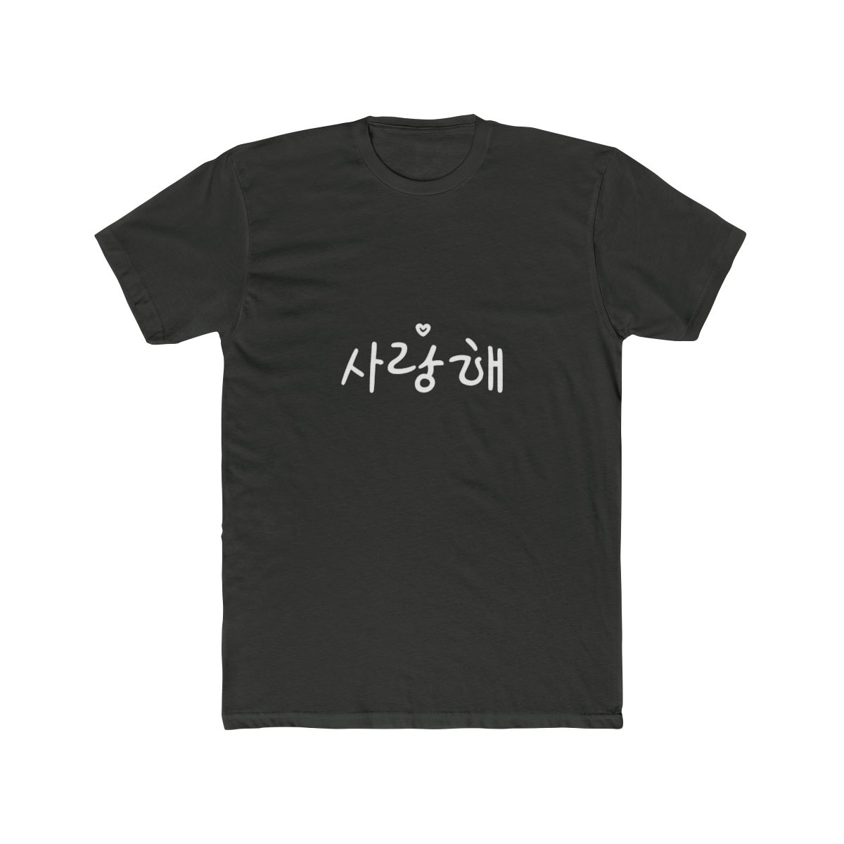 Saranghae I Love You K-Pop K-Drama T Shirt - alternate angle 5, merchandise