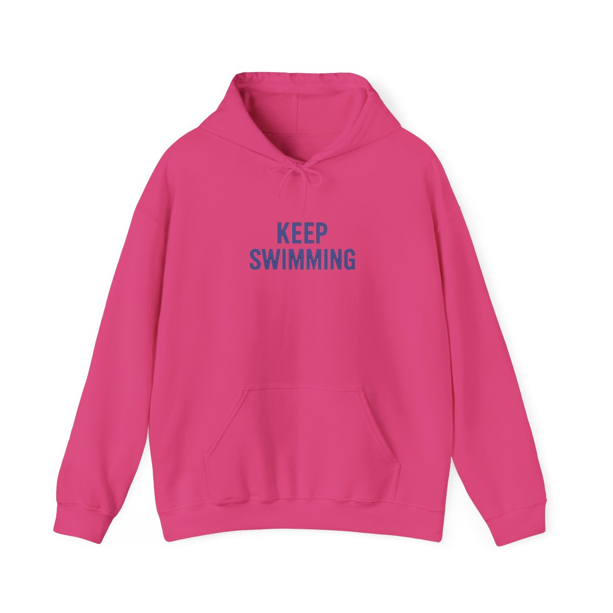 Handmade BTS-inspired Keep Swimming Jacket - Streetwear Blue Track Hoodie - alternate angle 3, merchandise