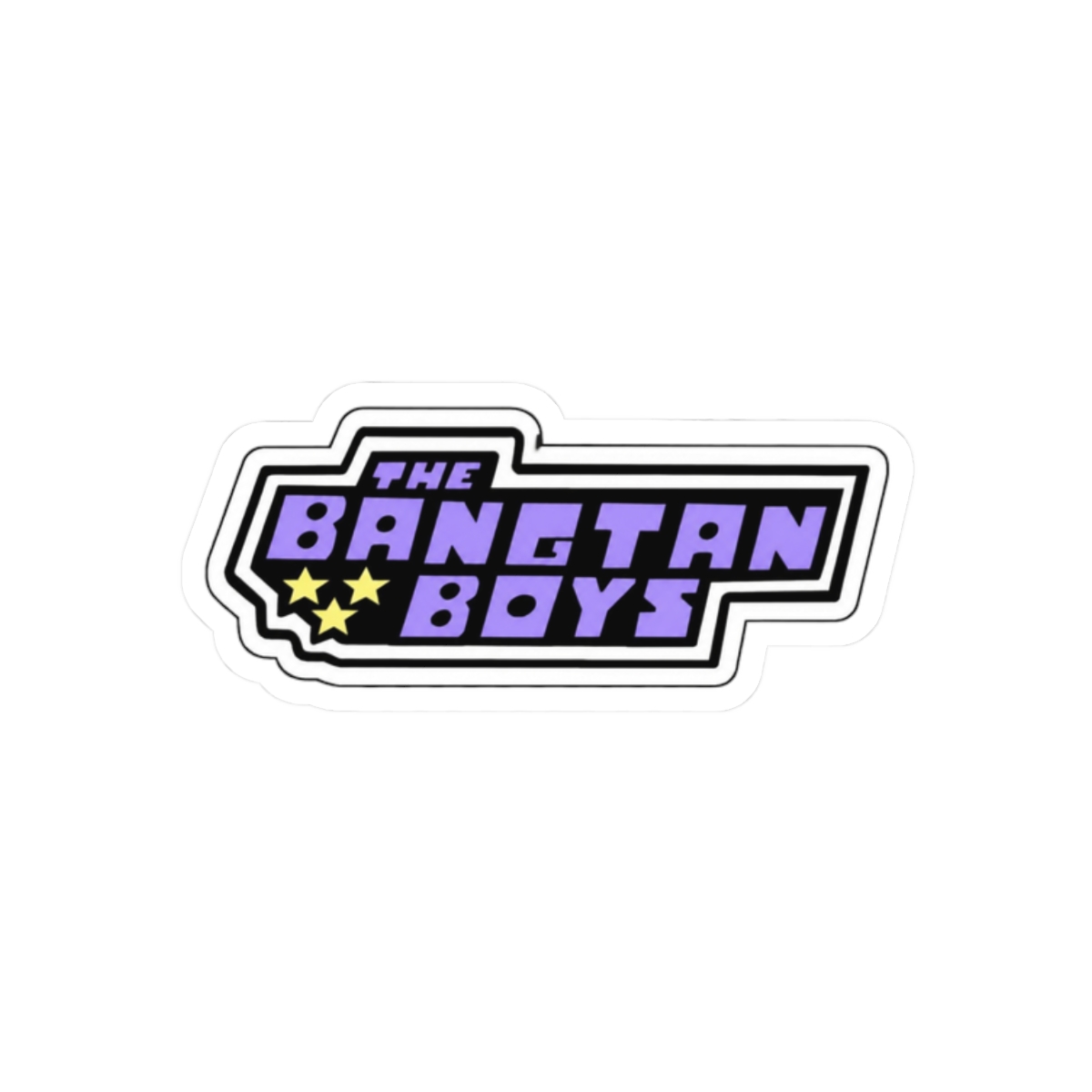 Bangtan Boys Bold K-Pop Sticker | ARMY Superfan Vinyl Decal - alternate angle 3, merchandise