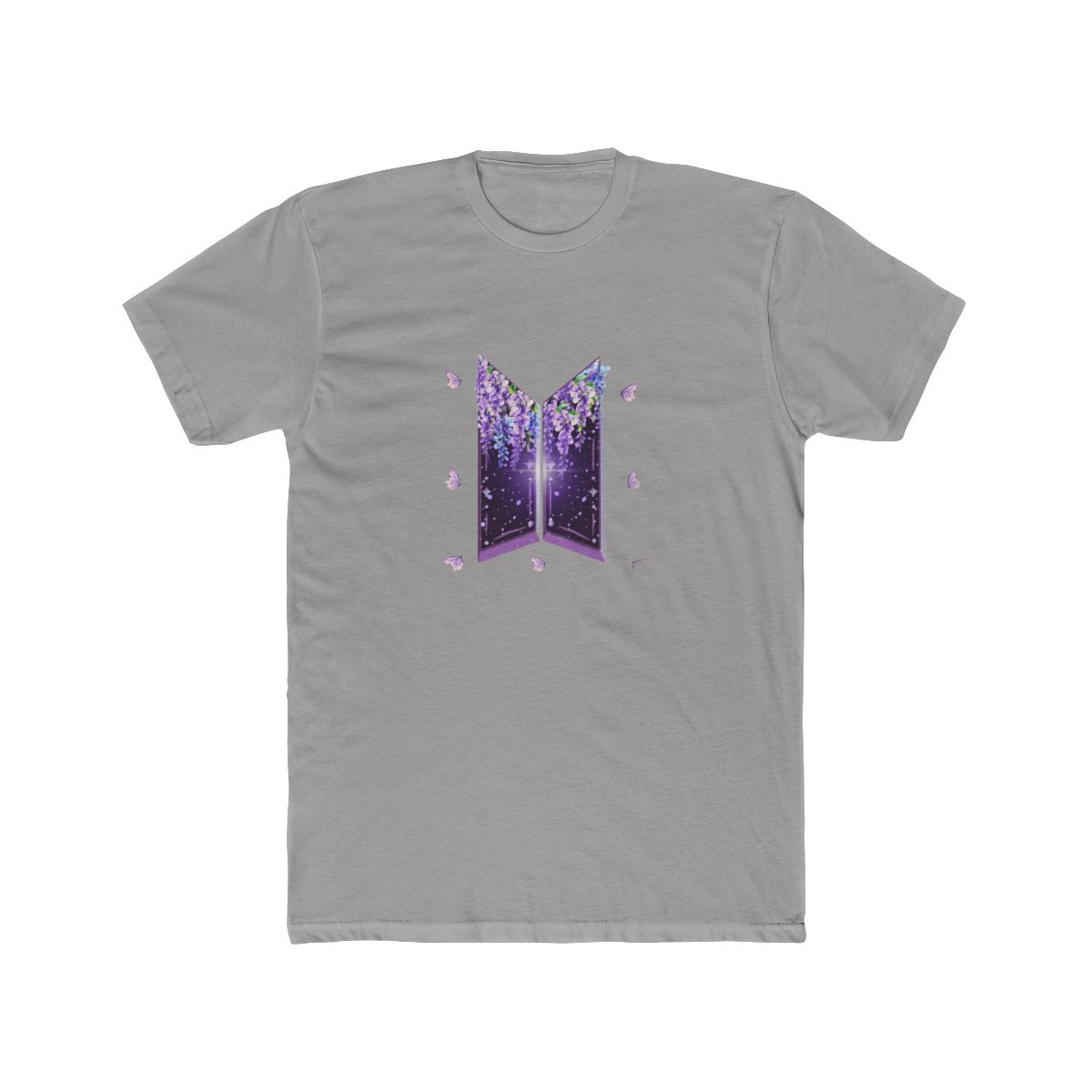 BTS Iconic Logo Minimalist T Shirt - ARMY Fan Essential - alternate angle 3, merchandise