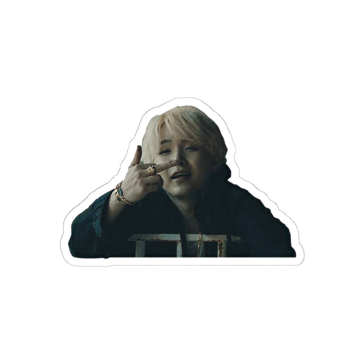 Min Yoongi Agust D Bold Sticker - BTS ARMY Fan Vinyl Decal