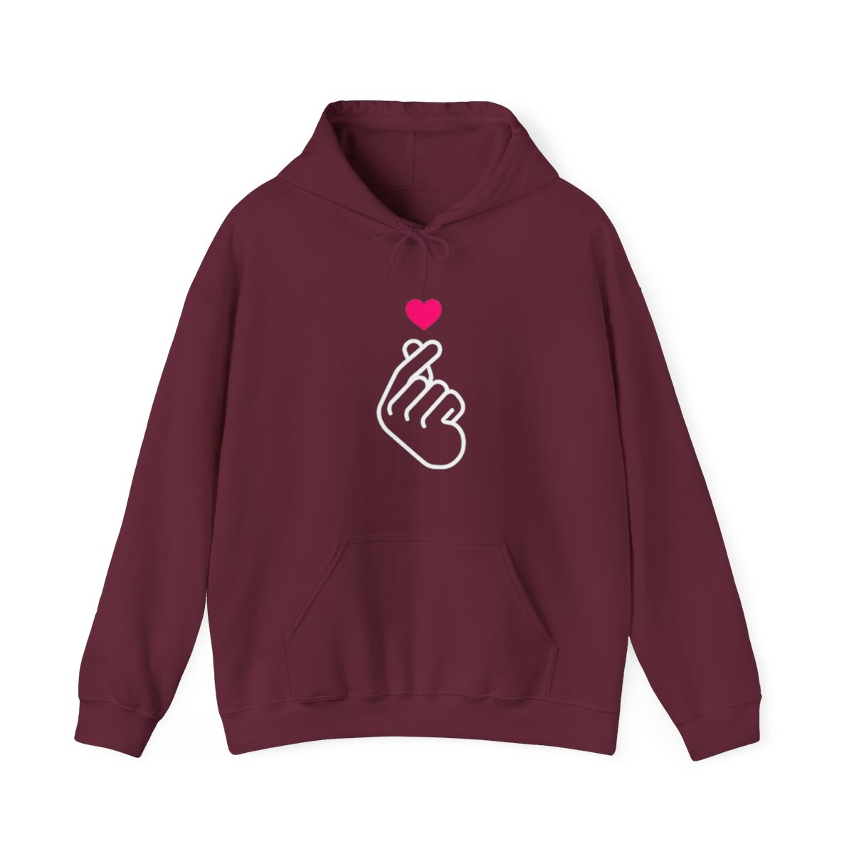 Iconic K-Pop Two-Tone Graphic Hoodie - alternate angle 3, merchandise