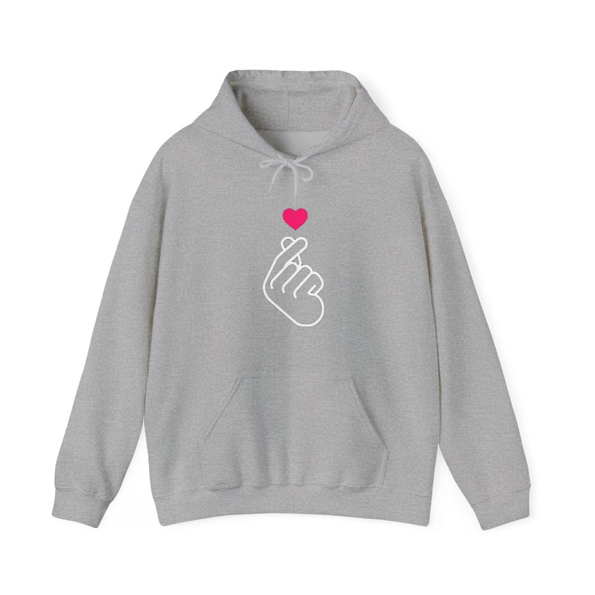 Iconic K-Pop Two-Tone Graphic Hoodie - alternate angle 2, merchandise
