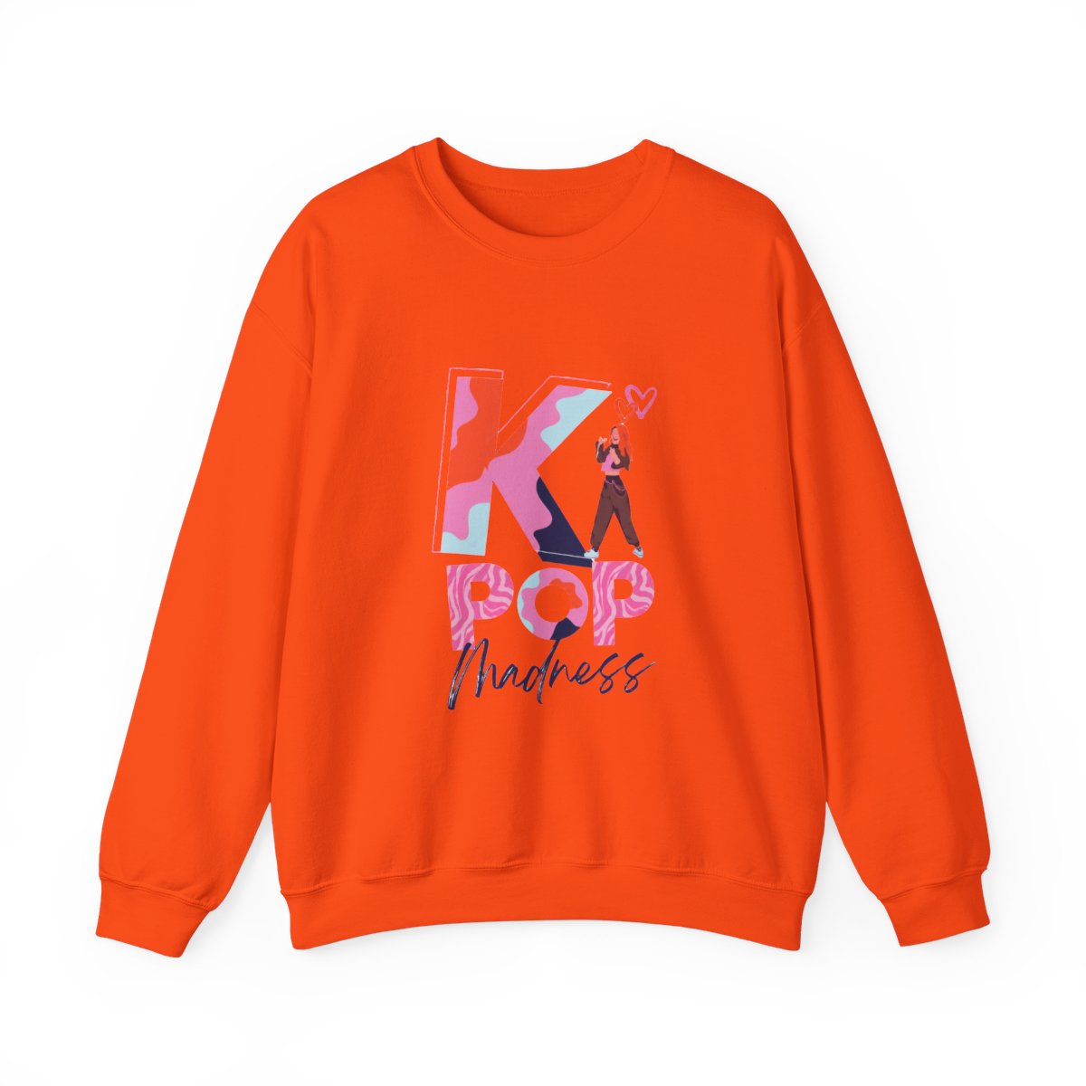 K-Pop Madness Crewneck T-Shirts - Ultimate Stan Gear - alternate angle 2, merchandise