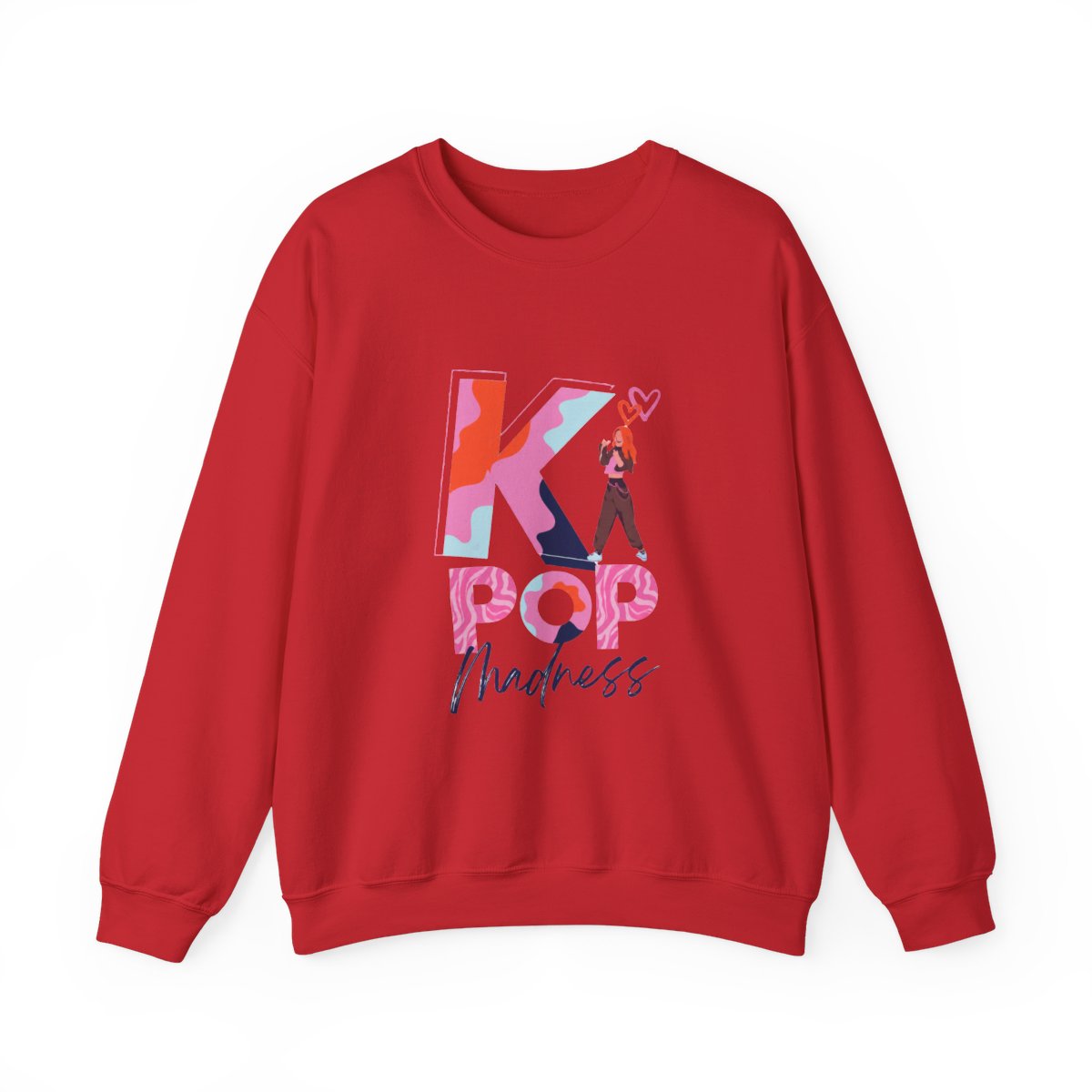 K-Pop Madness Crewneck T-Shirts - Ultimate Stan Gear - alternate angle 4, merchandise