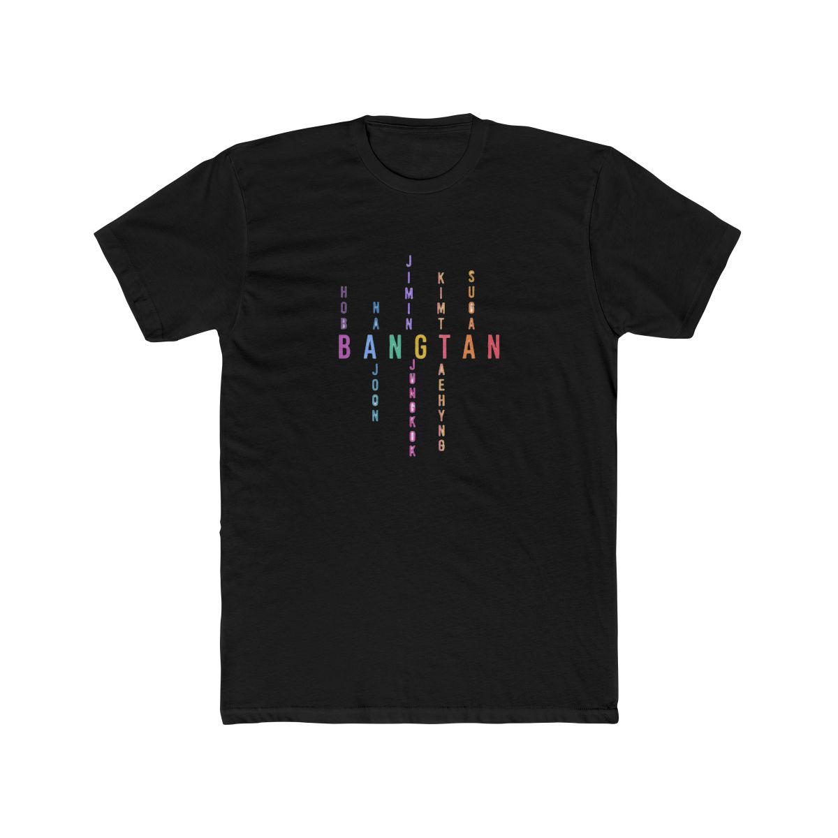 Bangtan Boys Member Name Letters T Shirt
