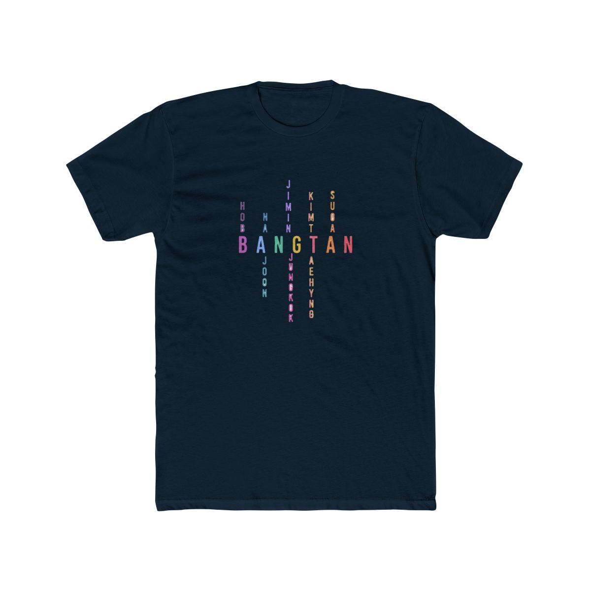 Bangtan Boys Member Name Letters T Shirt - Official T-Shirts merchandise