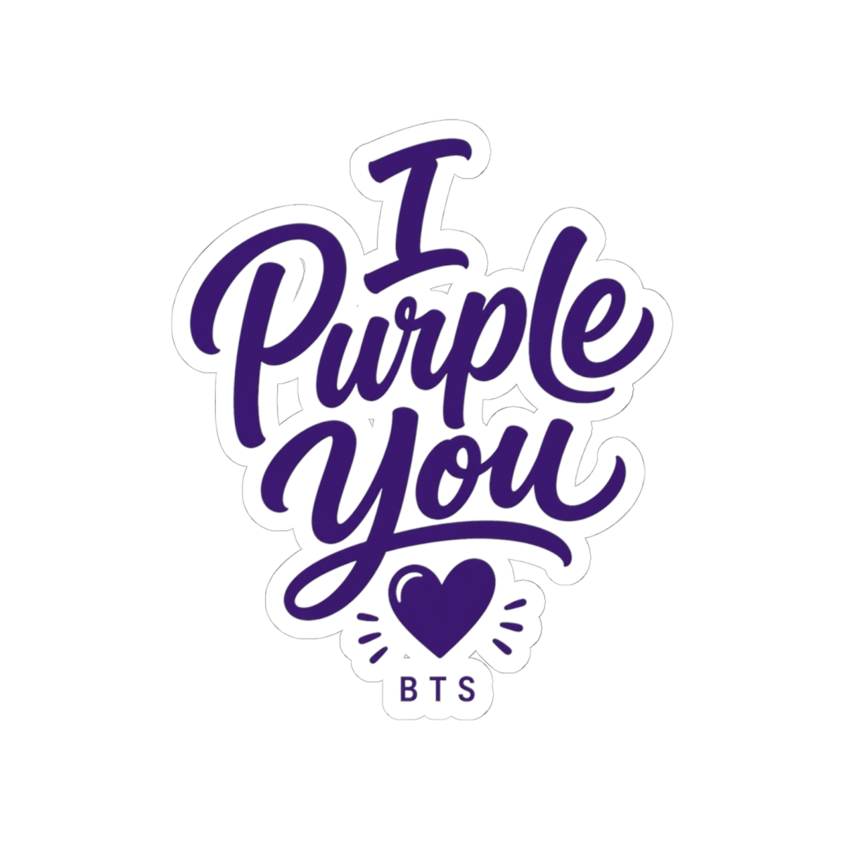 BTS "I Purple You" Sticker - Official Stickers merchandise