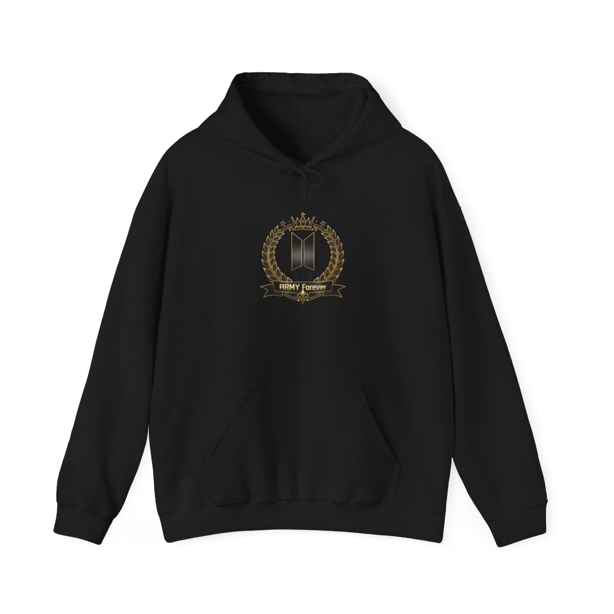 BTS "ARMY Forever" Hoodie - alternate angle 2, merchandise