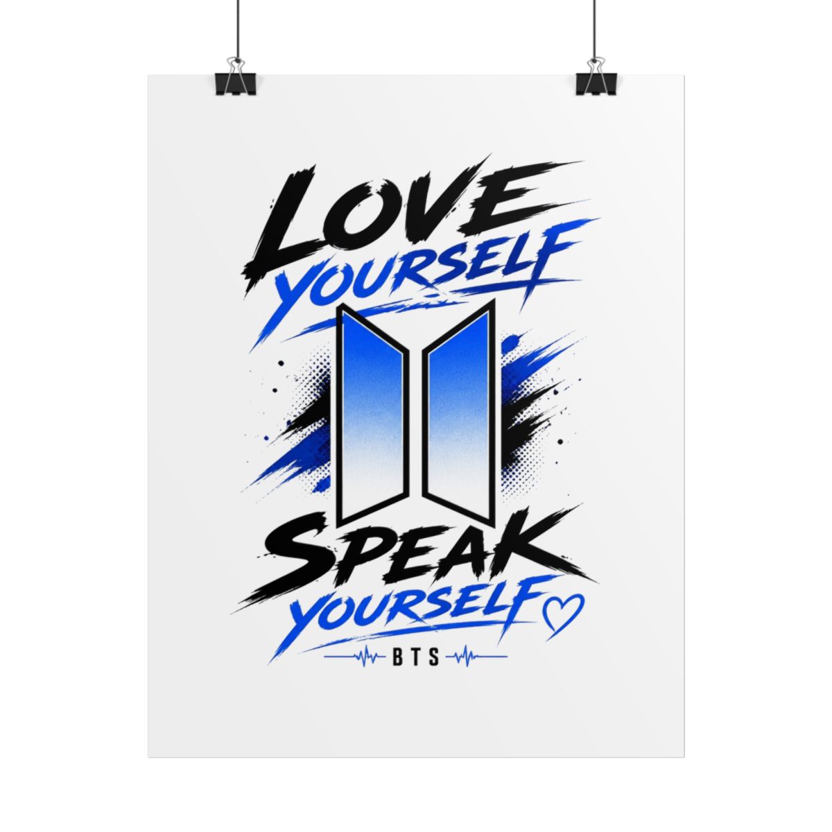 BTS "Love Yourself" Poster - alternate angle 1, merchandise