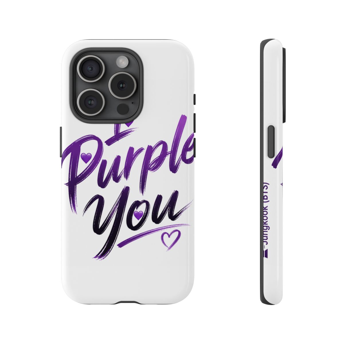 Jungkook (BTS) "I Purple You" Phone Case - alternate angle 4, merchandise