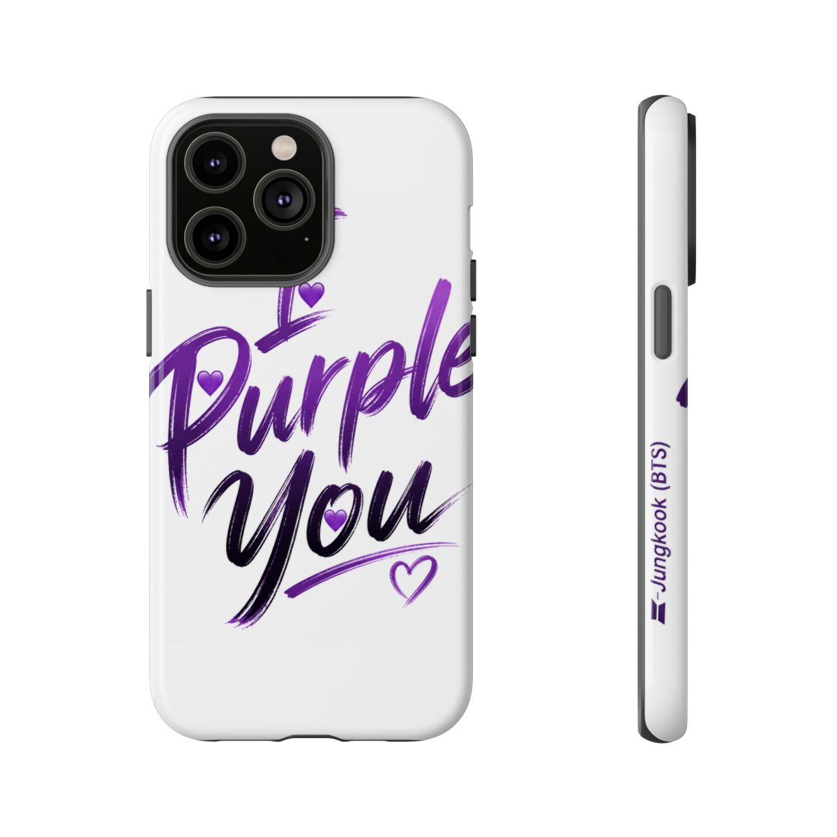 Jungkook (BTS) "I Purple You" Phone Case - alternate angle 1, merchandise