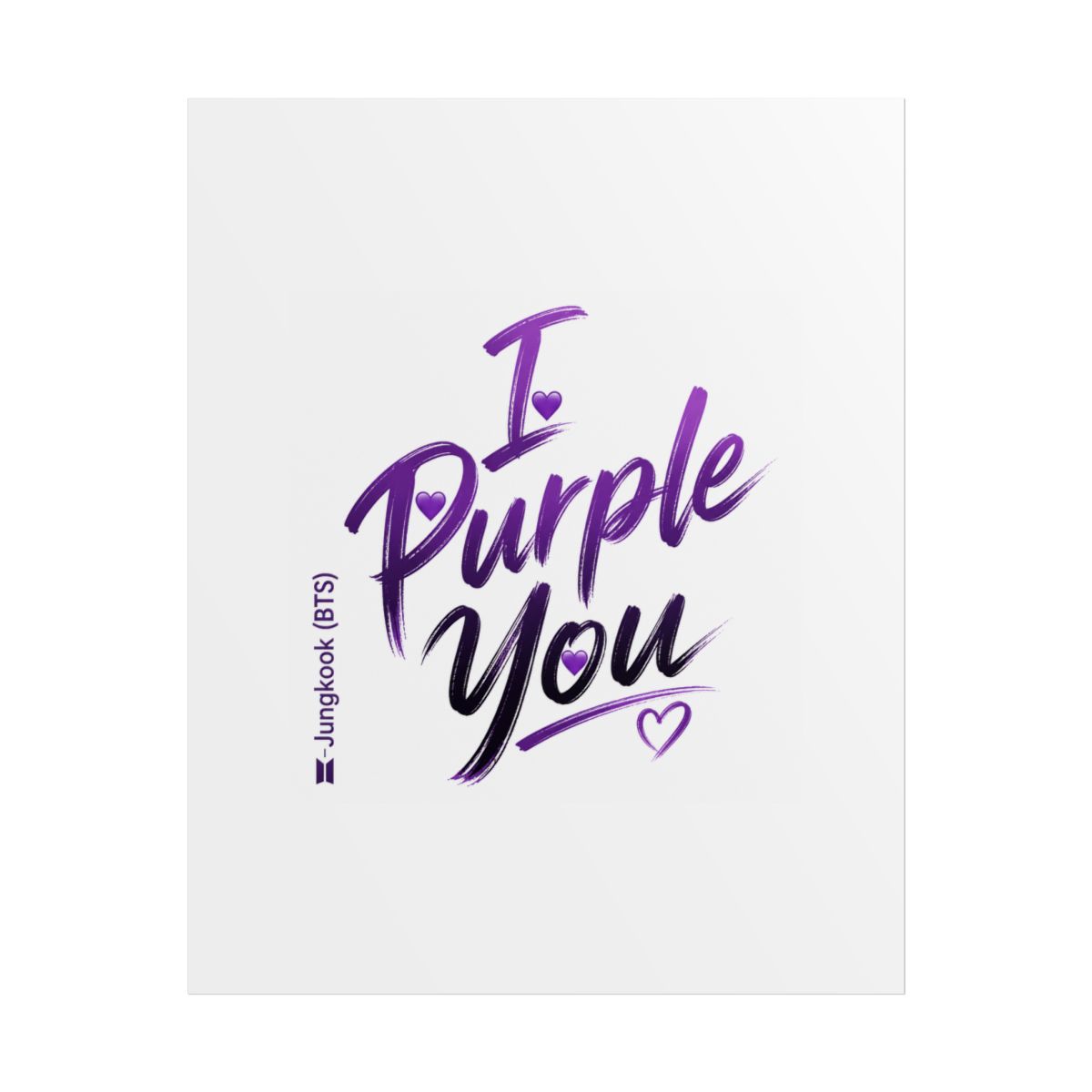 Jungkook (BTS) "I Purple You" Poster