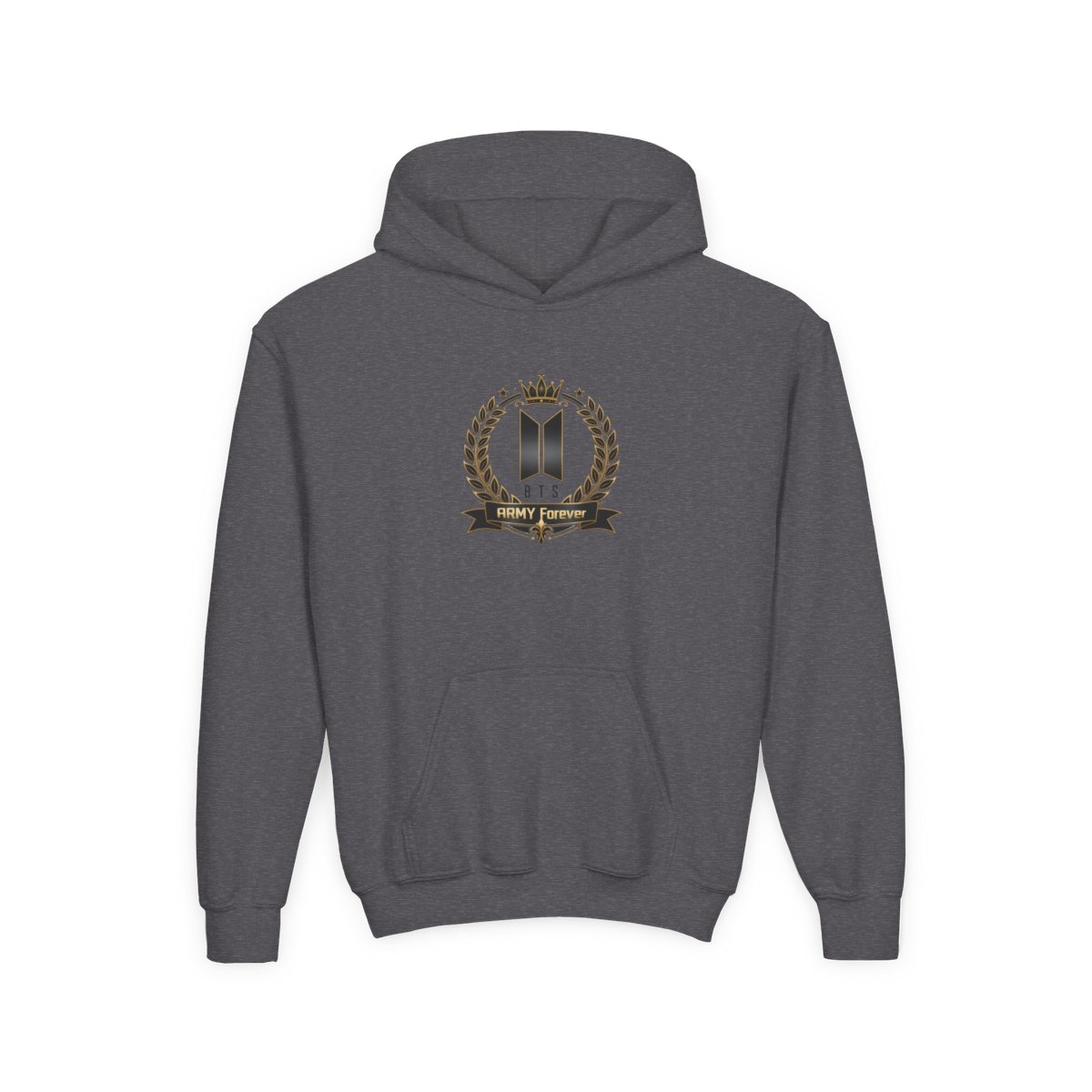BTS "ARMY Forever" Kids Hoodie - alternate angle 4, merchandise