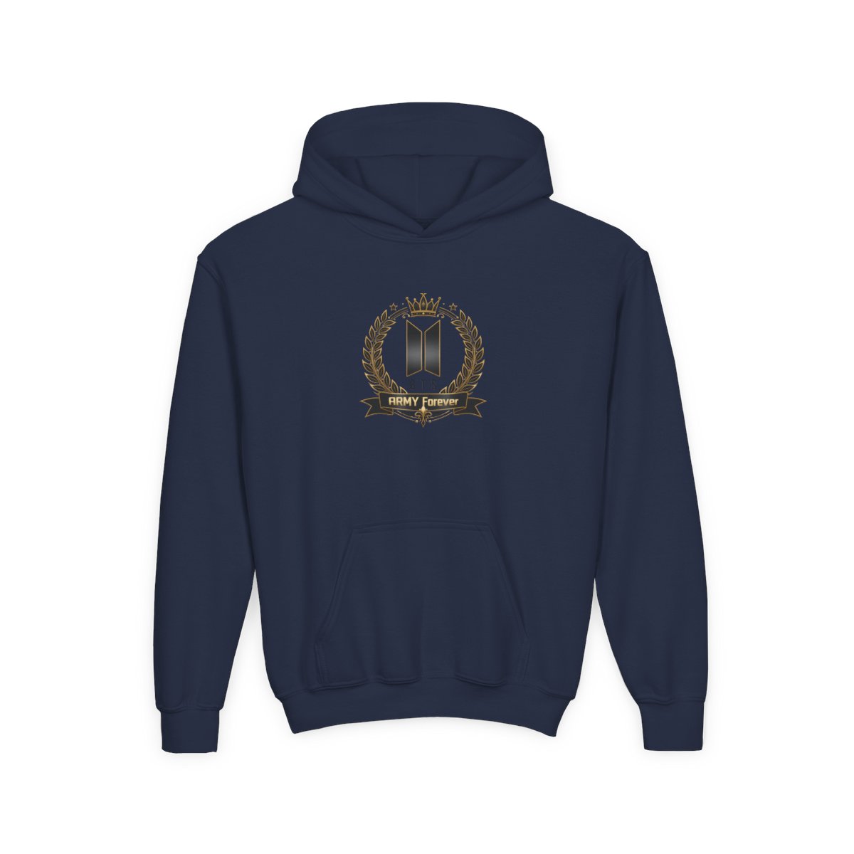 BTS "ARMY Forever" Kids Hoodie - alternate angle 5, merchandise