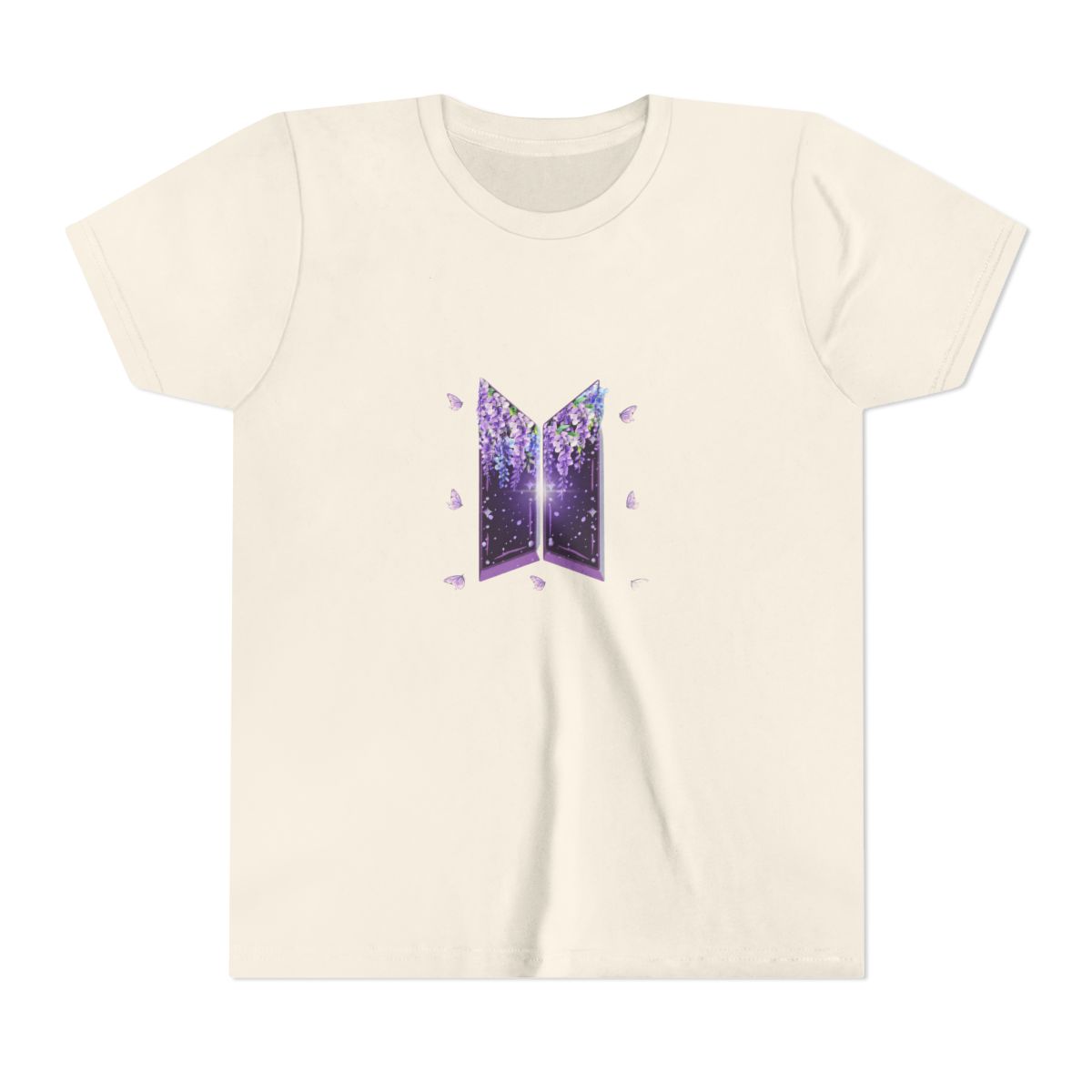 BTS Iconic Logo Minimalist Kids T Shirt - ARMY Fan Essential