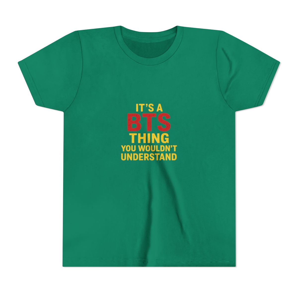 BTS Thing You Wouldn't Understand Funny Kids T-Shirt - alternate angle 2, merchandise