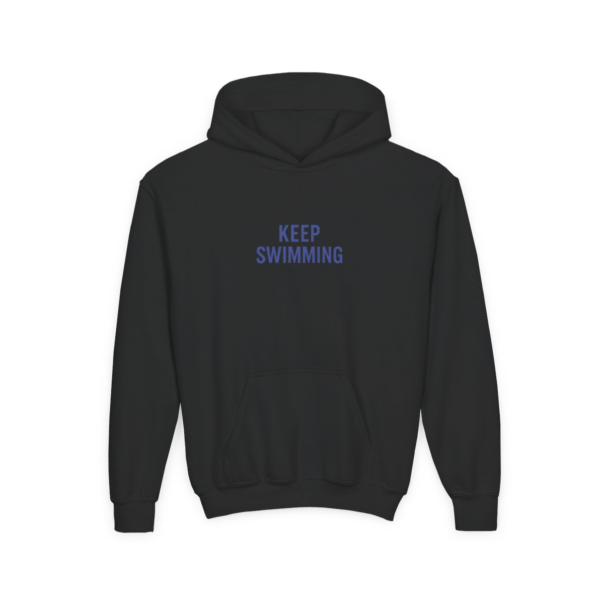 Handmade BTS-inspired Keep Swimming Jacket - Streetwear Blue Track Kids Hoodie - alternate angle 2, merchandise
