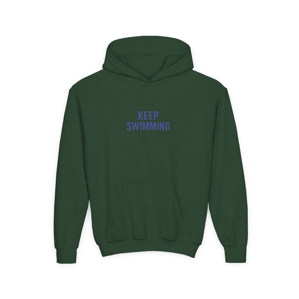 Handmade BTS-inspired Keep Swimming Jacket - Streetwear Blue Track Kids Hoodie - alternate angle 3, merchandise