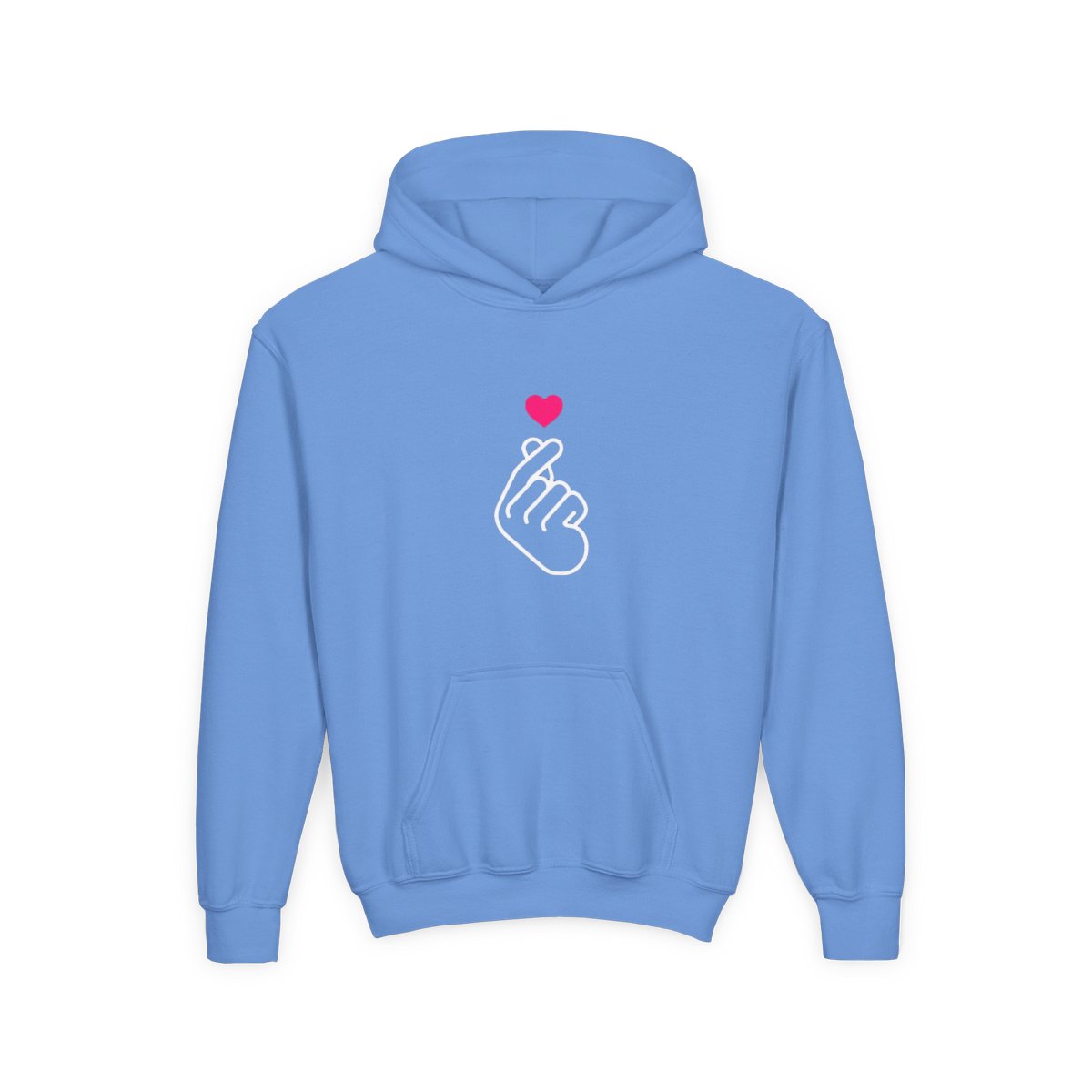Iconic K-Pop Two-Tone Graphic Kids Hoodie - alternate angle 5, merchandise