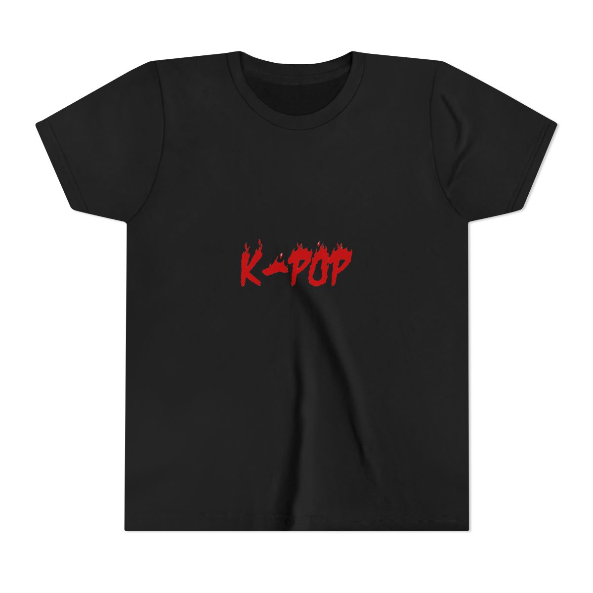 K-Pop Hemp Carry-All Pouch Graphic Kids T Shirt - Idol Fan Concert Wear - alternate angle 2, merchandise