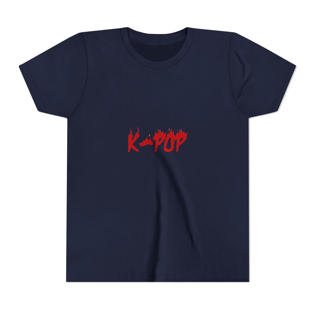 K-Pop Hemp Carry-All Pouch Graphic Kids T Shirt - Idol Fan Concert Wear - alternate angle 2, merchandise