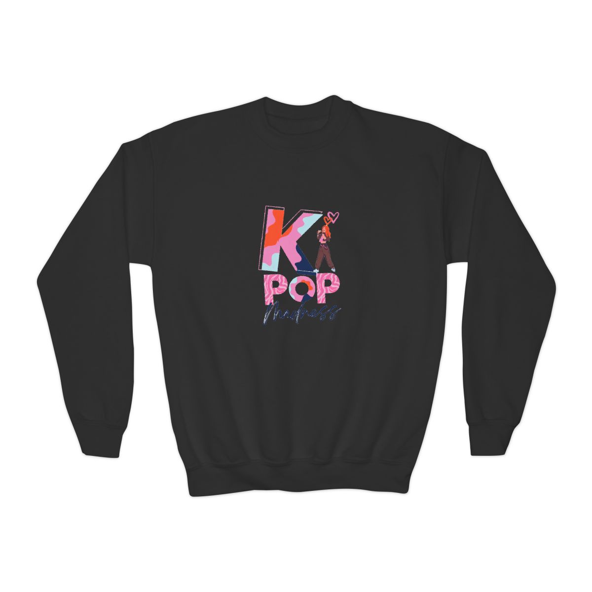K-Pop Madness Crewneck Kids T-Shirts - Ultimate Stan Gear