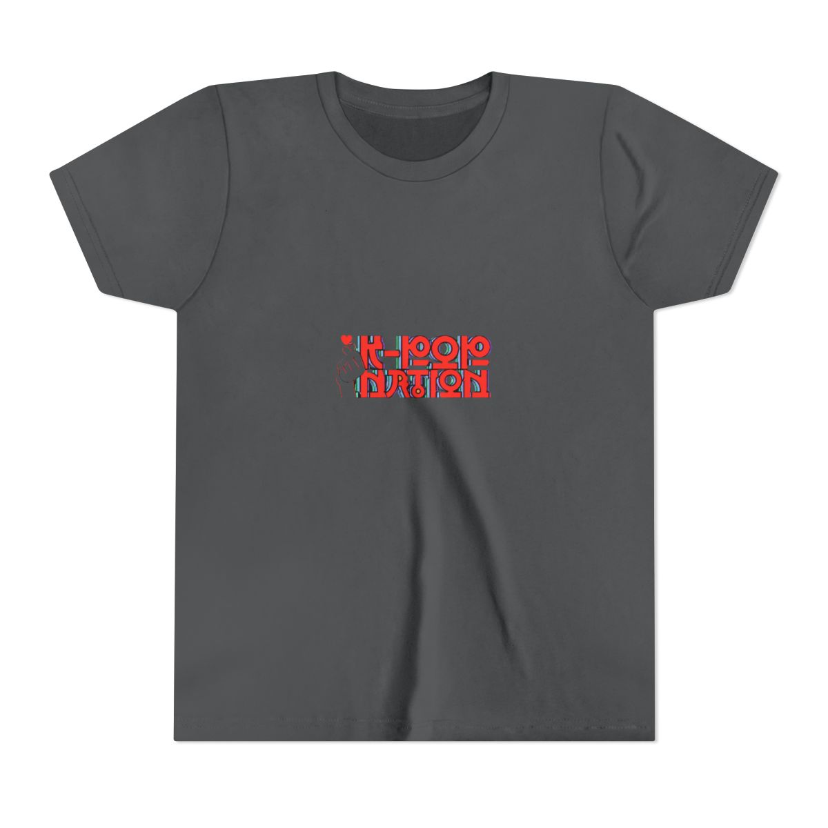 K-Pop Nation Bold Graphic Kids T Shirt - alternate angle 3, merchandise
