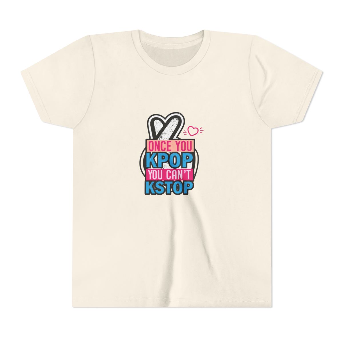 K-Pop Superfan Graphic Kids T Shirt - Bold Stan Fandom Gear - alternate angle 3, merchandise